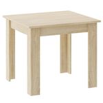 Casa si Gradina - Mobilier - Seturi de mobilier - Seturi mese si scaune - Set masa pentru sufragerie/living + 4 scaune Osaka negru, Artool, lemn, stejar sonoma, 80x80x75 cm - Infinity.ro