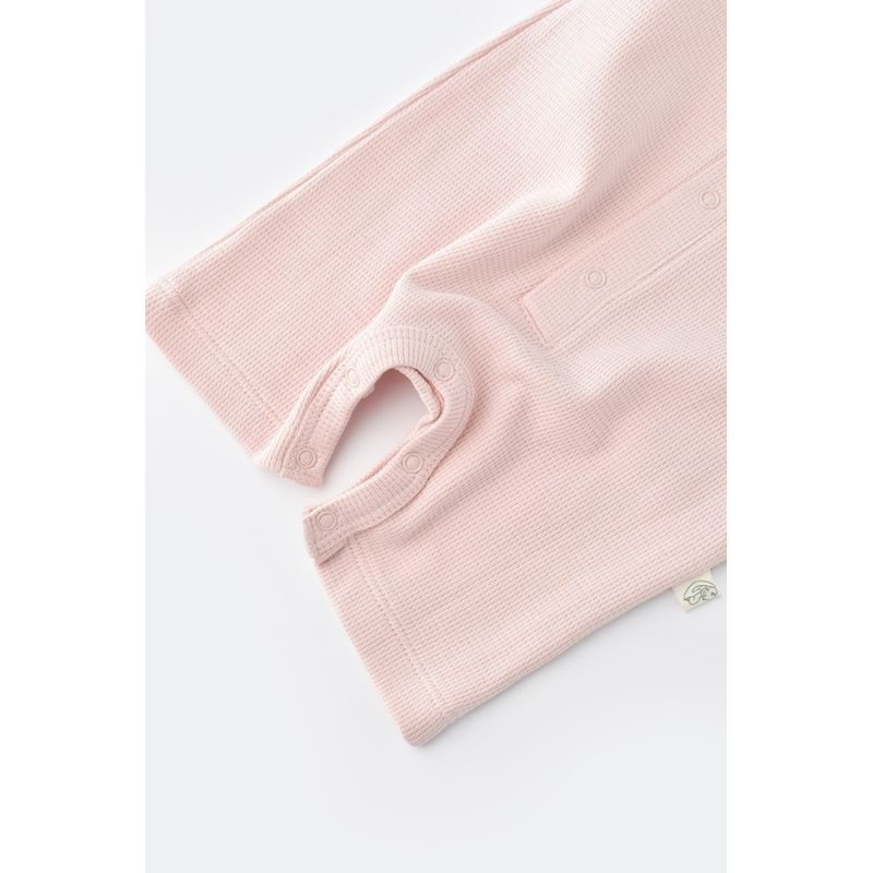 Fashion, accesorii si bijuterii - Copii - Imbracaminte copii - Salopete copii - Salopeta cu pantaloni scurti - 100% bumbac organic - Roz, BabyCosy (Marime: 12-18 Luni) - Infinity.ro