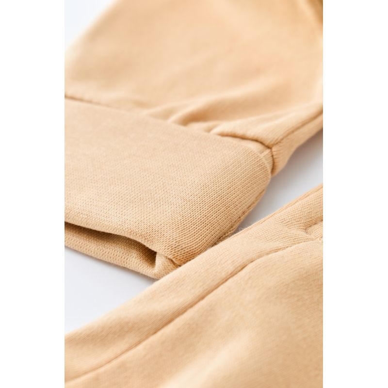 Fashion, accesorii si bijuterii - Copii - Imbracaminte copii - Salopete copii - Salopeta cu fermoar cu maneca lunga si pantaloni lungi - 100%bumbac organic - Mustar, BabyCosy (Marime: 6-9 luni) - Infinity.ro