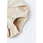 Fashion, accesorii si bijuterii - Copii - Imbracaminte copii - Salopete copii - Salopeta cu fermoar cu maneca lunga si pantaloni lungi - 100%bumbac organic - Crem, BabyCosy (Marime: 12-18 Luni) - Infinity.ro