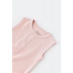 Fashion, accesorii si bijuterii - Copii - Imbracaminte copii - Salopete copii - Salopeta fara maneci si pantaloni scurti - 100% bumbac organic - Roz, BabyCosy (Marime: 3-6 Luni) - Infinity.ro