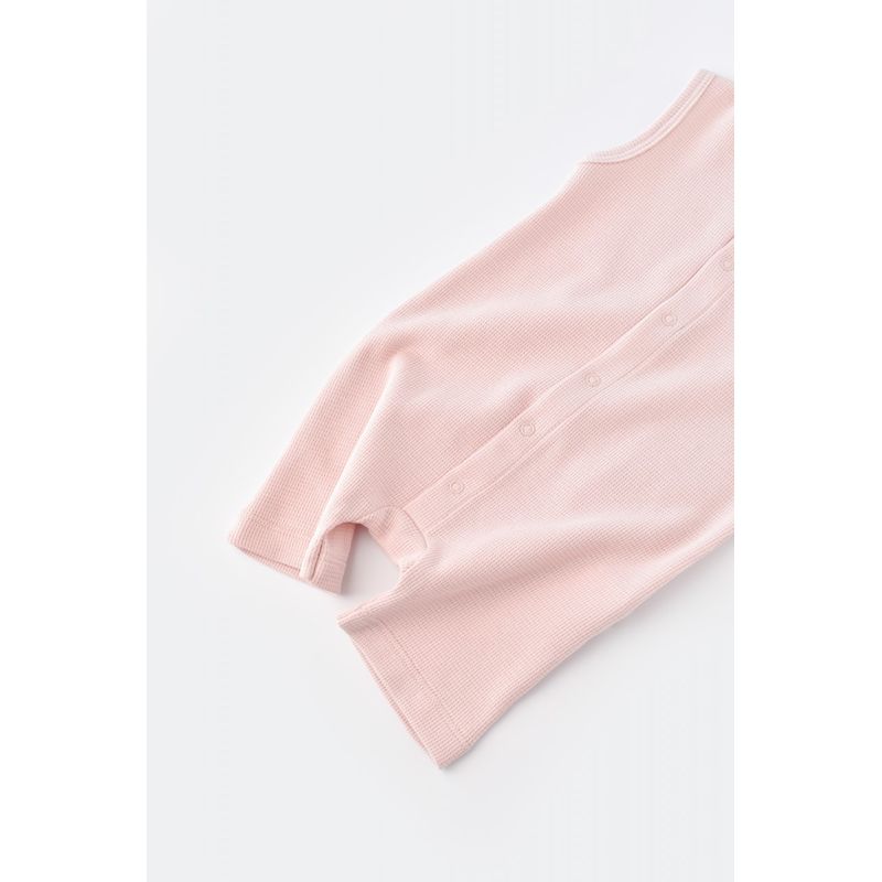 Fashion, accesorii si bijuterii - Copii - Imbracaminte copii - Salopete copii - Salopeta fara maneci si pantaloni scurti - 100% bumbac organic - Roz, BabyCosy (Marime: 3-6 Luni) - Infinity.ro