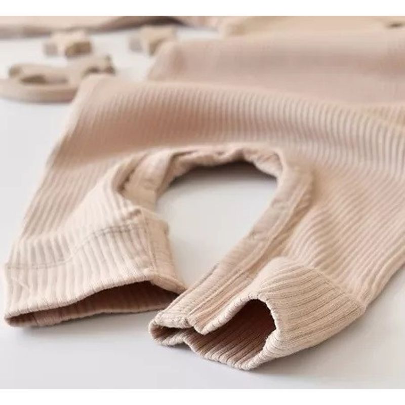 Fashion, accesorii si bijuterii - Copii - Imbracaminte copii - Salopete copii - Salopeta cu maneca lunga si pantaloni lungi din bumbac organic si modal - Blush BabyCosy (Marime: 9-12 luni) - Infinity.ro