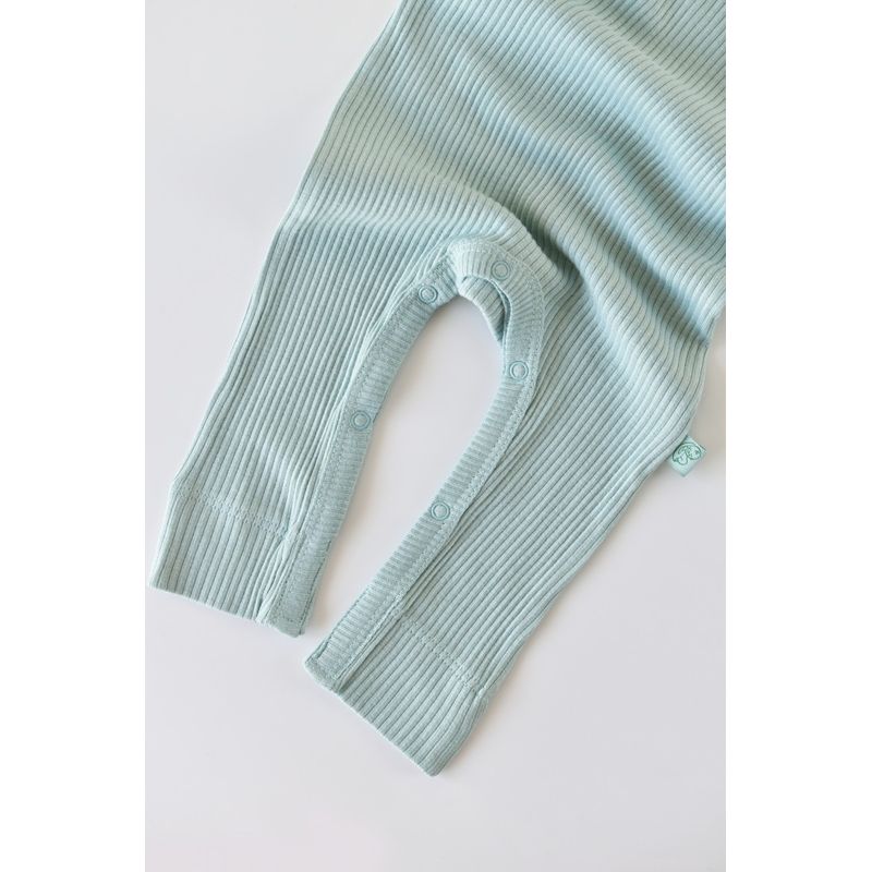 Fashion, accesorii si bijuterii - Copii - Imbracaminte copii - Salopete copii - Salopeta cu maneca lunga si pantaloni lungi din bumbac organic si modal - Mint BabyCosy (Marime: 6-9 luni) - Infinity.ro