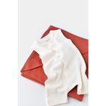 Fashion, accesorii si bijuterii - Copii - Imbracaminte copii - Salopete copii - Salopeta fara maneci si pantaloni scurti - 100% bumbac organic - Ecru, BabyCosy (Marime: 9-12 luni) - Infinity.ro