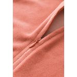 Fashion, accesorii si bijuterii - Copii - Imbracaminte copii - Salopete copii - Salopeta cu maneca lunga si fermoar din 80%bumbac organic si 20% poliester - Caramiziu, BabyCosy (Marime: 3-6 Luni) - Infinity.ro