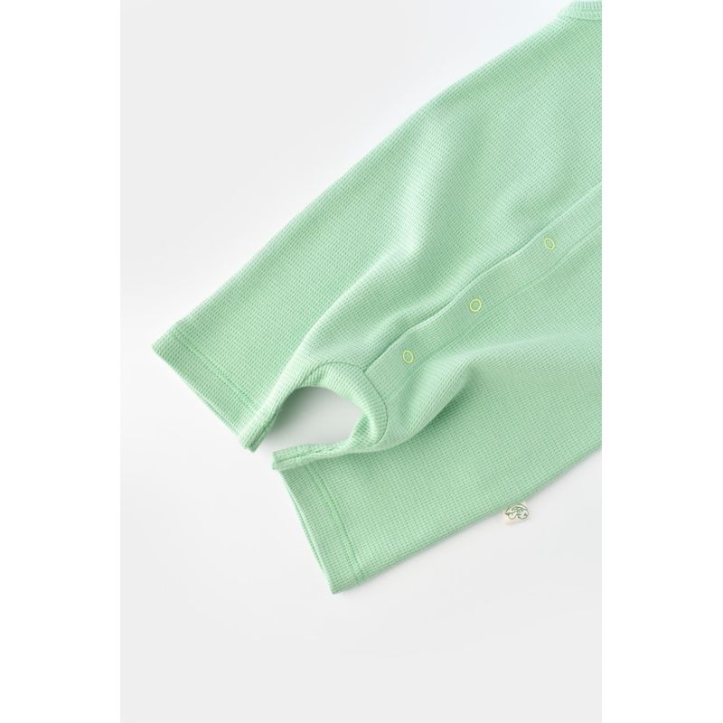 Fashion, accesorii si bijuterii - Copii - Imbracaminte copii - Salopete copii - Salopeta fara maneci si pantaloni scurti - 100% bumbac organic - Mint, BabyCosy (Marime: 12-18 Luni) - Infinity.ro