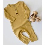 Fashion, accesorii si bijuterii - Copii - Imbracaminte copii - Salopete copii - Salopeta cu maneca lunga si pantaloni lungi din bumbac organic si modal - Sofran BabyCosy (Marime: 9-12 luni) - Infinity.ro