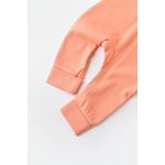 Fashion, accesorii si bijuterii - Copii - Imbracaminte copii - Salopete copii - Salopeta cu fermoar cu maneca lunga si pantaloni lungi - 100%bumbac organic - Roz Piersica, BabyCosy (Marime: 12-18 Luni) - Infinity.ro