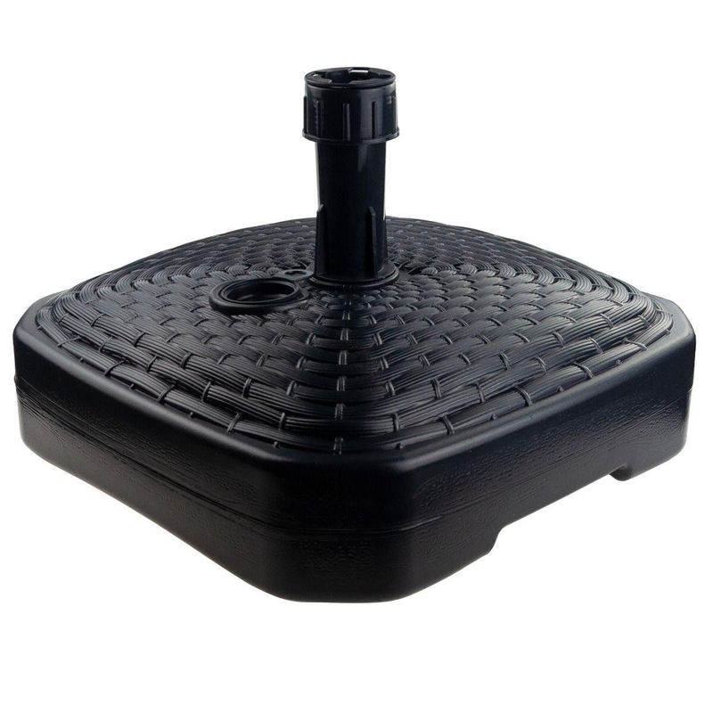 Casa si Gradina - Decoratiuni - Obiecte decorative - Suporturi umbrele - Suport umbrela, Prosperplast, patrat, 39x39x13 cm, antracit - Infinity.ro