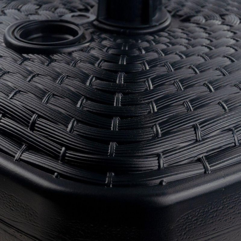 Casa si Gradina - Decoratiuni - Obiecte decorative - Suporturi umbrele - Suport umbrela, Prosperplast, patrat, 39x39x13 cm, antracit - Infinity.ro