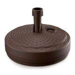 Casa si Gradina - Decoratiuni - Obiecte decorative - Suporturi umbrele - Suport pentru umbrela, Prosperplast, rotund, maro, 10 L, 39x13 cm - Infinity.ro