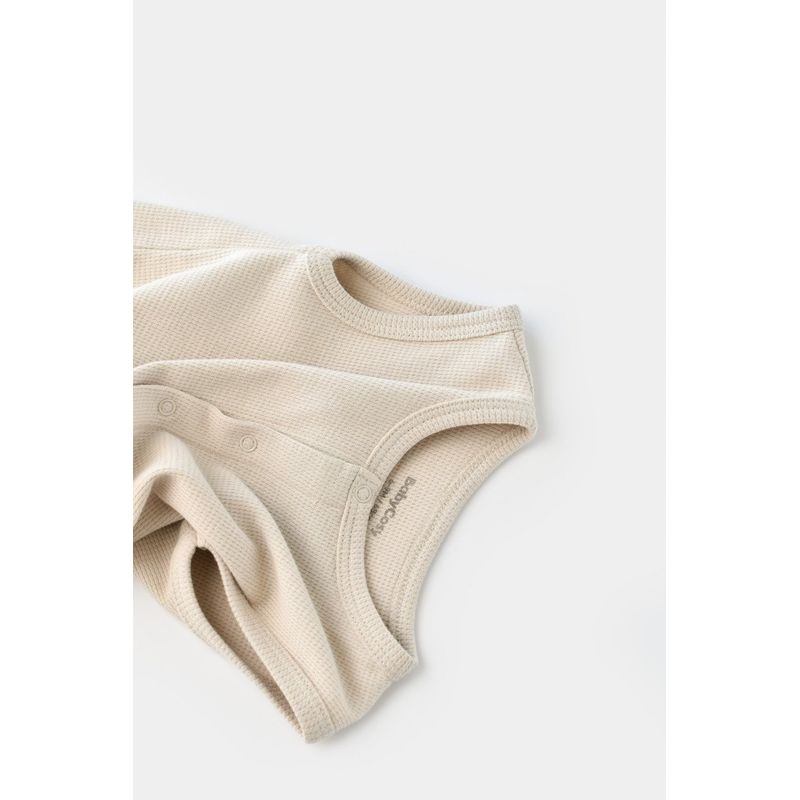 Fashion, accesorii si bijuterii - Copii - Imbracaminte copii - Salopete copii - Salopeta fara maneci si pantaloni scurti - 100% bumbac organic - Stone, BabyCosy (Marime: 12-18 Luni) - Infinity.ro