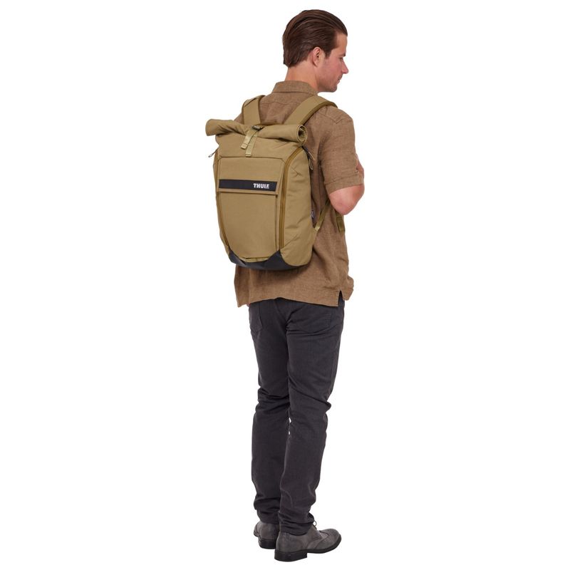 Sport si Outdoor - Articole de voiaj - Rucsacuri - Rucsac urban cu compartiment laptop, Thule, Paramount, 24L, Maro - Infinity.ro
