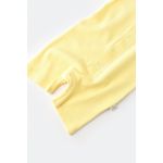 Fashion, accesorii si bijuterii - Copii - Imbracaminte copii - Salopete copii - Salopeta cu pantaloni scurti - 100% bumbac organic - Galben, BabyCosy (Marime: 9-12 luni) - Infinity.ro