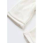 Fashion, accesorii si bijuterii - Copii - Imbracaminte copii - Salopete copii - Salopeta Velvet cu bretele din 80%bumbac organic si 20% poliester - Ecru, BabyCosy (Marime: 9-12 luni) - Infinity.ro