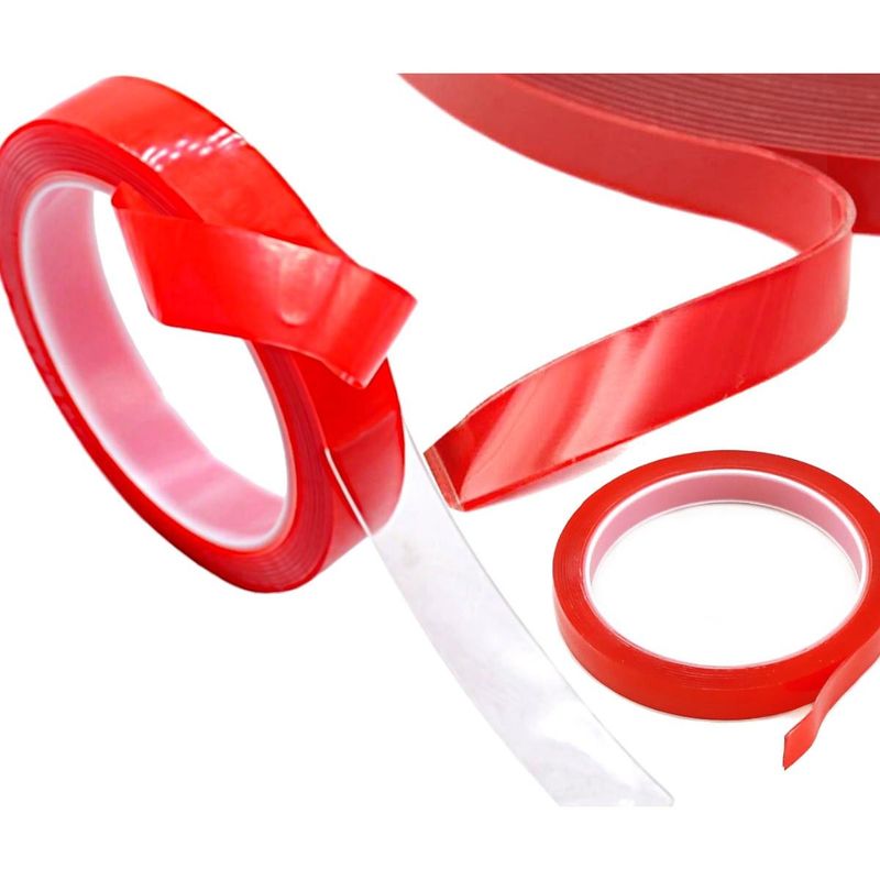 Carti si Birotica - Birotica - Accesorii de birou - Benzi adezive - Banda de montaj acrilica dublu-autoadeziva cu doua fete, transparenta, foarte rezistenta, dimensiune 20mm x 3m - Infinity.ro