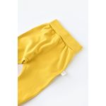 Fashion, accesorii si bijuterii - Copii - Imbracaminte copii - Pantaloni copii - Pantaloni Bebe Unisex din bumbac organic Galben deschis BabyCosy (Marime: 6-9 luni) - Infinity.ro