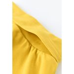 Fashion, accesorii si bijuterii - Copii - Imbracaminte copii - Pantaloni copii - Pantaloni Bebe Unisex din bumbac organic Galben deschis BabyCosy (Marime: 6-9 luni) - Infinity.ro