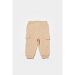 Fashion, accesorii si bijuterii - Copii - Imbracaminte copii - Pantaloni copii - Pantaloni cu buzunare laterale, Two thread, 100%bumbac organic - Stone, BabyCosy (Marime: 12-18 Luni) - Infinity.ro