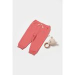 Fashion, accesorii si bijuterii - Copii - Imbracaminte copii - Pantaloni copii - Pantaloni lungi, Two thread, 100%bumbac organic - Rose, BabyCosy (Marime: 12-18 Luni) - Infinity.ro