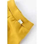 Fashion, accesorii si bijuterii - Copii - Imbracaminte copii - Pantaloni copii - Pantaloni cu Botosei - Bumbac organic Galben BabyCosy (Marime: 3-6 Luni) - Infinity.ro