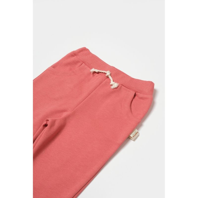 Fashion, accesorii si bijuterii - Copii - Imbracaminte copii - Pantaloni copii - Pantaloni lungi, Two thread, 100%bumbac organic - Rose, BabyCosy (Marime: 6-9 luni) - Infinity.ro