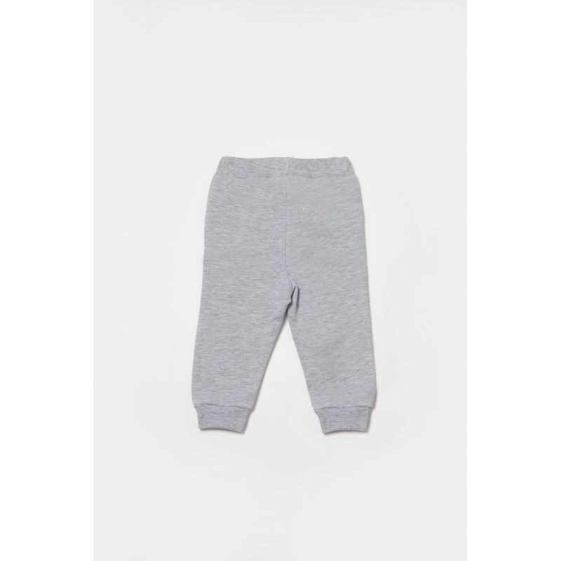 Fashion, accesorii si bijuterii - Copii - Imbracaminte copii - Pantaloni copii - Pantaloni lungi, Two thread, 100%bumbac organic - Gri, BabyCosy (Marime: 6-9 luni) - Infinity.ro