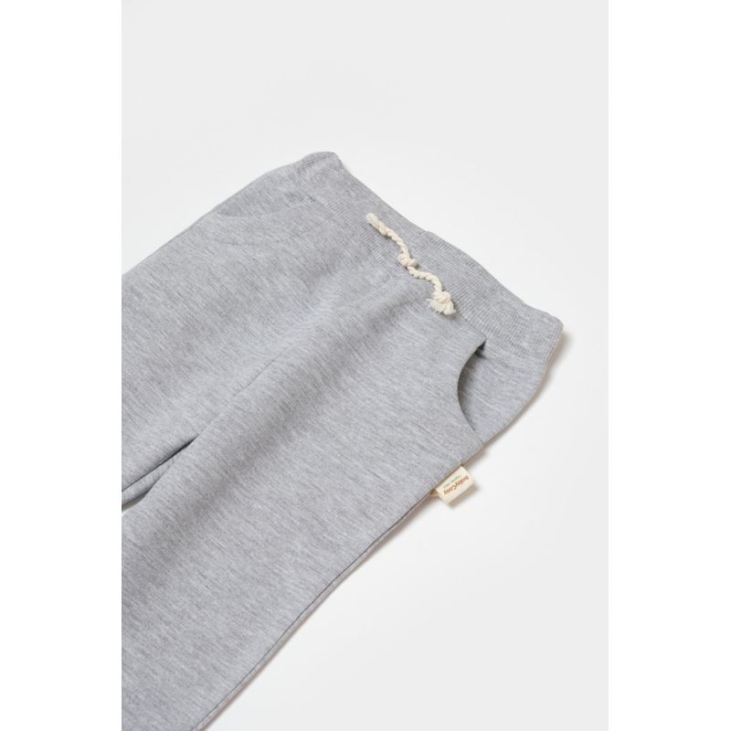 Fashion, accesorii si bijuterii - Copii - Imbracaminte copii - Pantaloni copii - Pantaloni lungi, Two thread, 100%bumbac organic - Gri, BabyCosy (Marime: 6-9 luni) - Infinity.ro