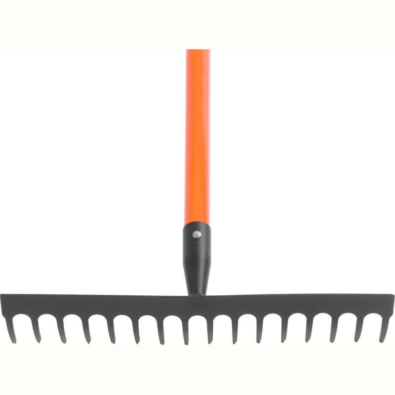 Casa si Gradina - Gradinarit si plante - Unelte gradinarit - Greble - Grebla pentru gradina, coada din fibra de sticla, 16 dinti, 150 cm, Strend Pro - Infinity.ro