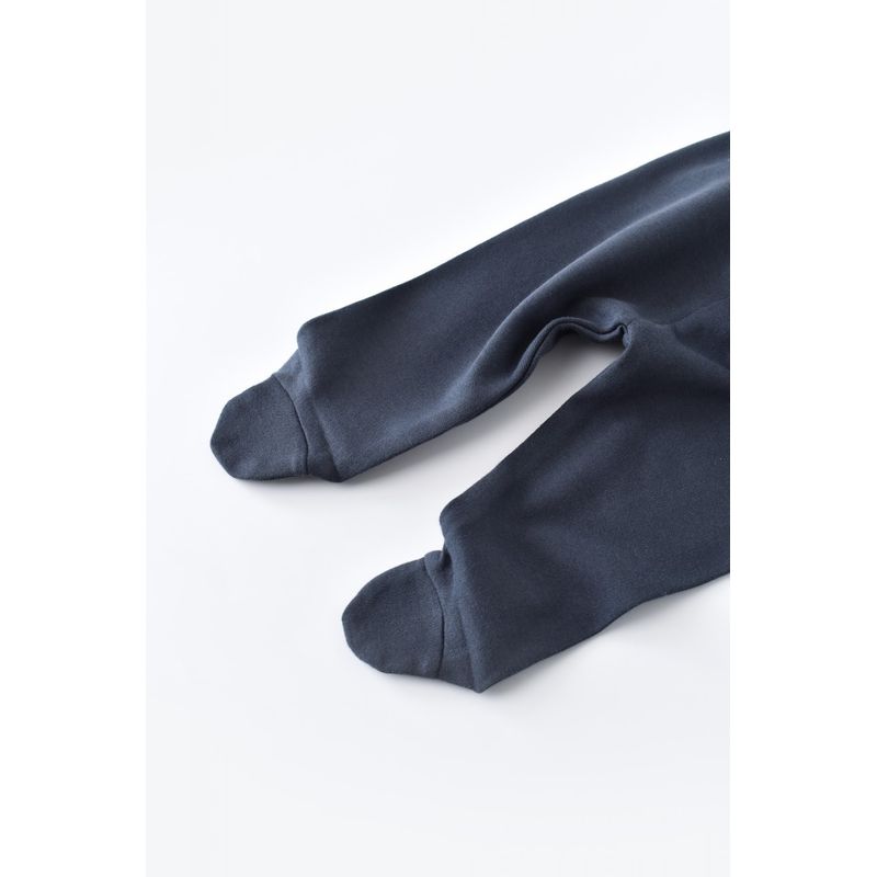 Fashion, accesorii si bijuterii - Copii - Imbracaminte copii - Pantaloni copii - Pantaloni cu Botosei - Bumbac organic Bleumarin BabyCosy (Marime: 6-9 luni) - Infinity.ro