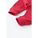 Fashion, accesorii si bijuterii - Copii - Imbracaminte copii - Pantaloni copii - Pantaloni Bebe Unisex din bumbac organic Rosu BabyCosy (Marime: 9-12 luni) - Infinity.ro