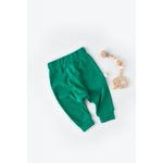 Fashion, accesorii si bijuterii - Copii - Imbracaminte copii - Pantaloni copii - Pantaloni Bebe Unisex din bumbac organic Verde BabyCosy (Marime: 3-6 Luni) - Infinity.ro