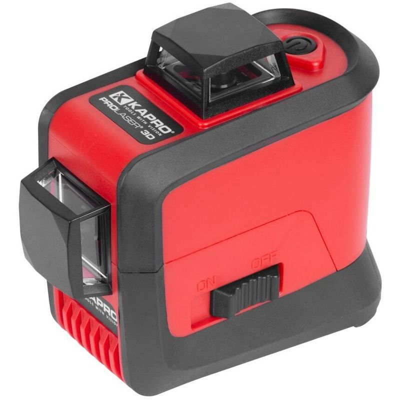 Casa si Gradina - Constructii - Scule de mana si unelte - Unelte de masurat - Nivela laser, 3D, suport magnetic, 30 m, cu geanta si accesorii, Kapro - Infinity.ro