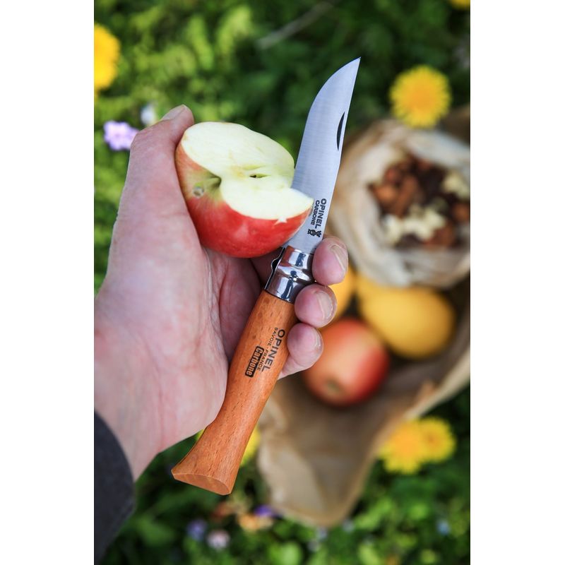 Sport si Outdoor - Camping - Cutite, bricege si accesorii - Cutite si bricege - Cutit de buzunar N°08, otel carbon, 8,5cm, "Carbone" - Opinel - Infinity.ro