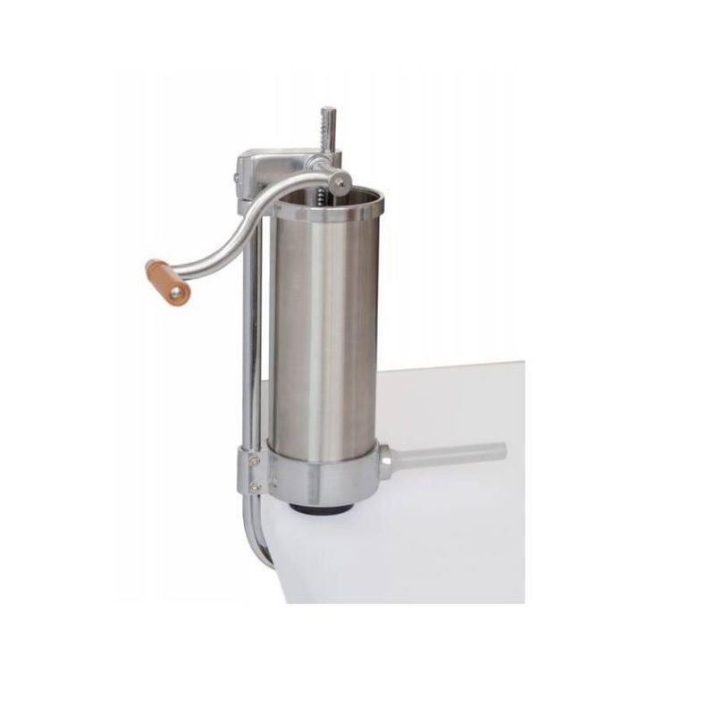 Casa si Gradina - Bucatarie si vesela - Ustensile bucatarie - Masini de tocat manuale - Masina verticala de umplut carnati, inox, 3 L - Infinity.ro
