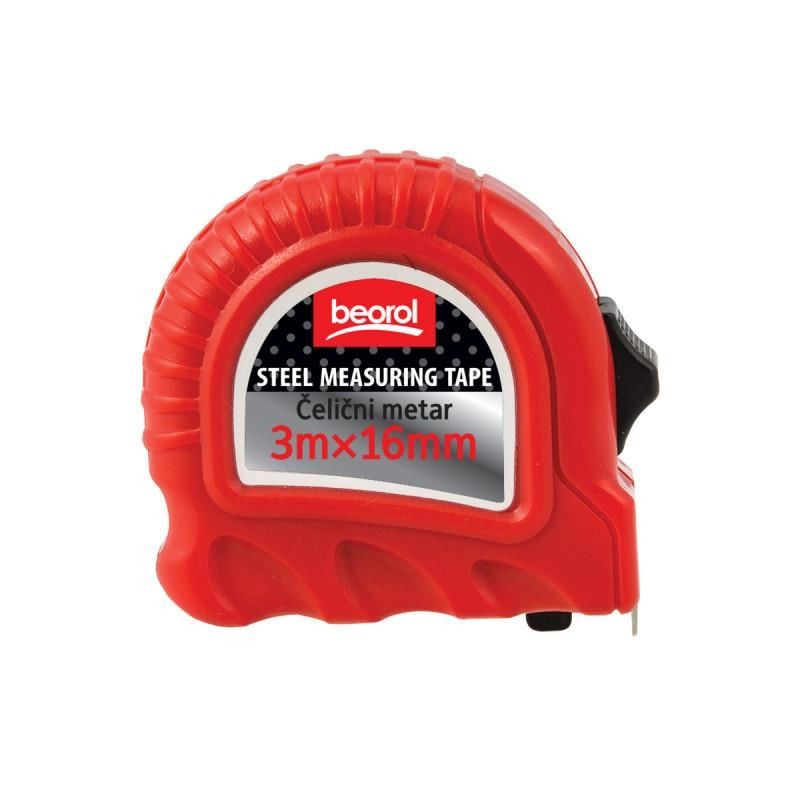 Casa si Gradina - Constructii - Scule de mana si unelte - Unelte de masurat - Ruleta 3 m, basic, Beorol - Infinity.ro