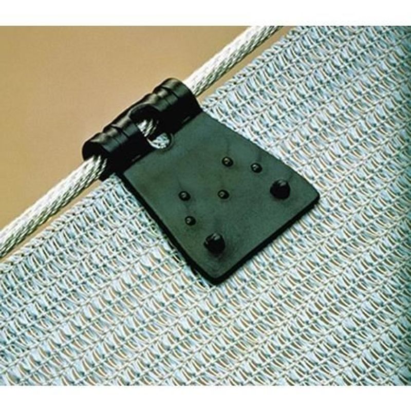 Casa si Gradina - Constructii - Scule electrice si accesorii - Menghine si cleme fixare - Clema dreptunghiulara, pentru prins plasa umbrire, set 20 buc - Infinity.ro