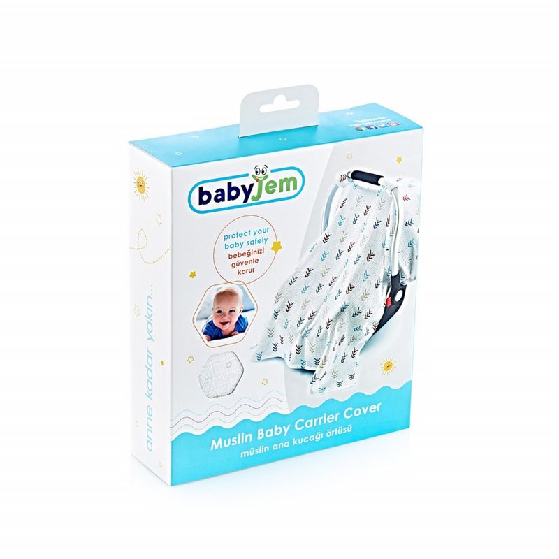 Jucarii, Copii si Bebe - Carucioare si articole de transport - Scaune auto copii - Protectie soare din muselina pentru scaun auto 0-13 kg (Model: Dino) - Infinity.ro