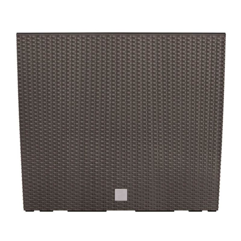 Casa si Gradina - Gradinarit si plante - Plante si ghivece - Ghivece si suporturi - Jardiniera decorativa, imitatie ratan, maro, 58x18x49.8 cm, Rato Case - Infinity.ro