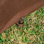 Petshop - Accesorii petshop - Culcusuri si custi - Genti si articole transport - Geanta pentru transport caine/pisica, maro si bej, material Oxford, PVC, impermeabila, pliabila, marimea S-M, 70x51x59 cm - Infinity.ro