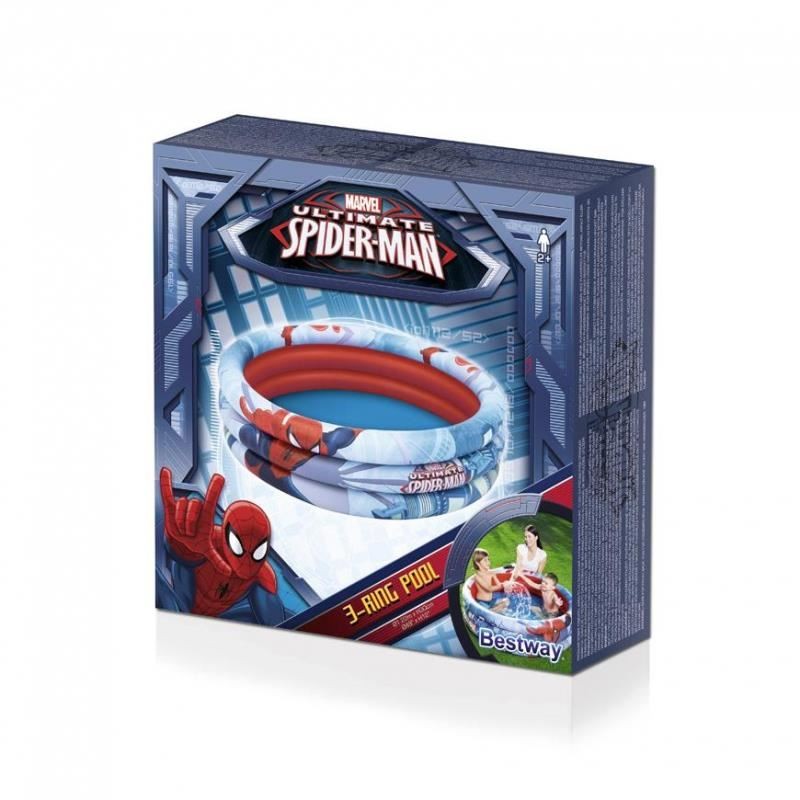 Casa si Gradina - Gradina si terasa - Piscine si accesorii - Piscine copii - Piscina gonflabila pentru copii, rotunda, 122x30 cm, Bestway Spider-Man - Infinity.ro