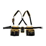 Casa si Gradina - Constructii - Depozitare, transport si protectie - Organizatoare si cutii scule - Centura port scule, cu fermoar si curea de umar, 47x29.5x25 cm, Strend Pro - Infinity.ro