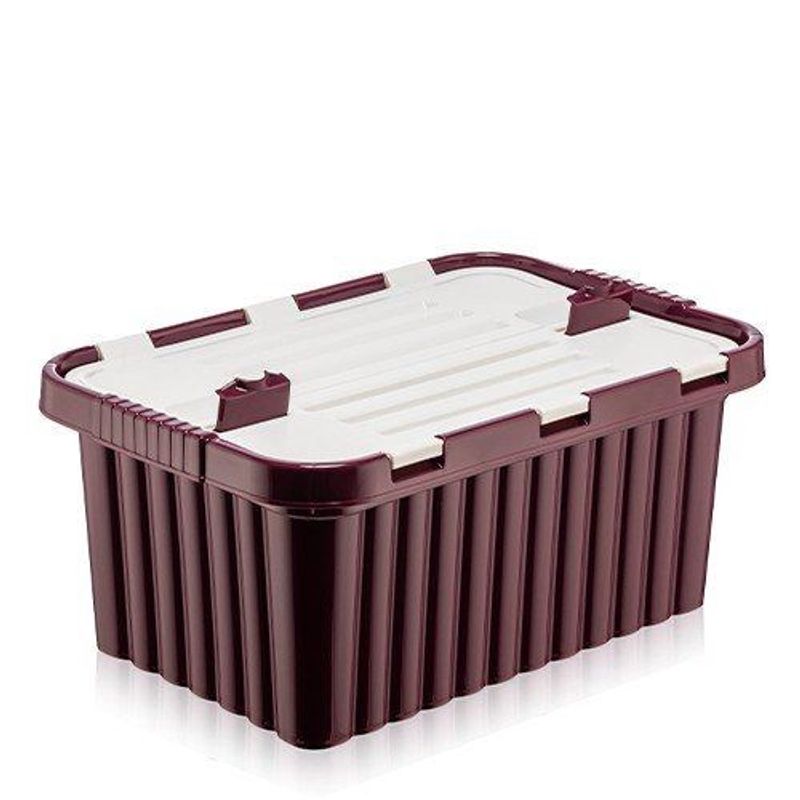 Casa si Gradina - Mobilier - Organizare si depozitare - Cutii depozitare - Cutie depozitare 18 L, cu capac incorporat, din plastic color - Infinity.ro