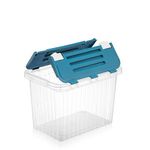 Casa si Gradina - Mobilier - Organizare si depozitare - Cutii depozitare - Cutie depozitare 16 L cu, capac incorporat, din plastic transparenta - Infinity.ro