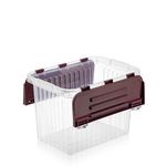 Casa si Gradina - Mobilier - Organizare si depozitare - Cutii depozitare - Cutie depozitare 16 L cu, capac incorporat, din plastic transparenta - Infinity.ro