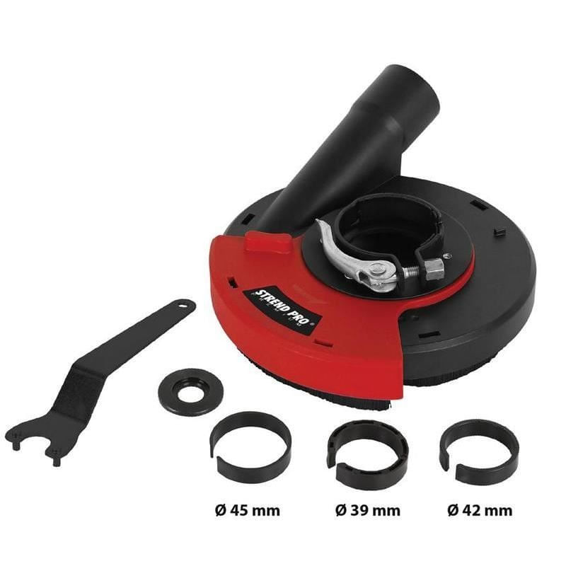 Casa si Gradina - Constructii - Scule electrice si accesorii - Accesorii polizare si slefuire - Aparatoare pentru polizor unghiular (flex) cu sistem de aspiratie 115/125 mm, Strend Pro - Infinity.ro