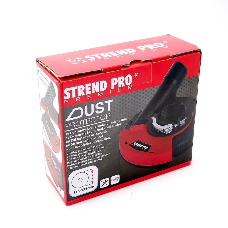 Casa si Gradina - Constructii - Scule electrice si accesorii - Accesorii polizare si slefuire - Aparatoare pentru polizor unghiular (flex) cu sistem de aspiratie 115/125 mm, Strend Pro - Infinity.ro