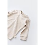 Fashion, accesorii si bijuterii - Copii - Imbracaminte copii - Treninguri si compleuri copii - Set bluzita cu maneca lunga si pantaloni lungi - bumbac organic 100% - Crem cu buline, BabyCosy (Marime: 18-24 Luni) - Infinity.ro