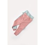 Fashion, accesorii si bijuterii - Copii - Imbracaminte copii - Pantaloni copii - Set 2 pantaloni bebe unisex din bumbac organic si modal - Mint/Rose, BabyCosy (Marime: 12-18 Luni) - Infinity.ro